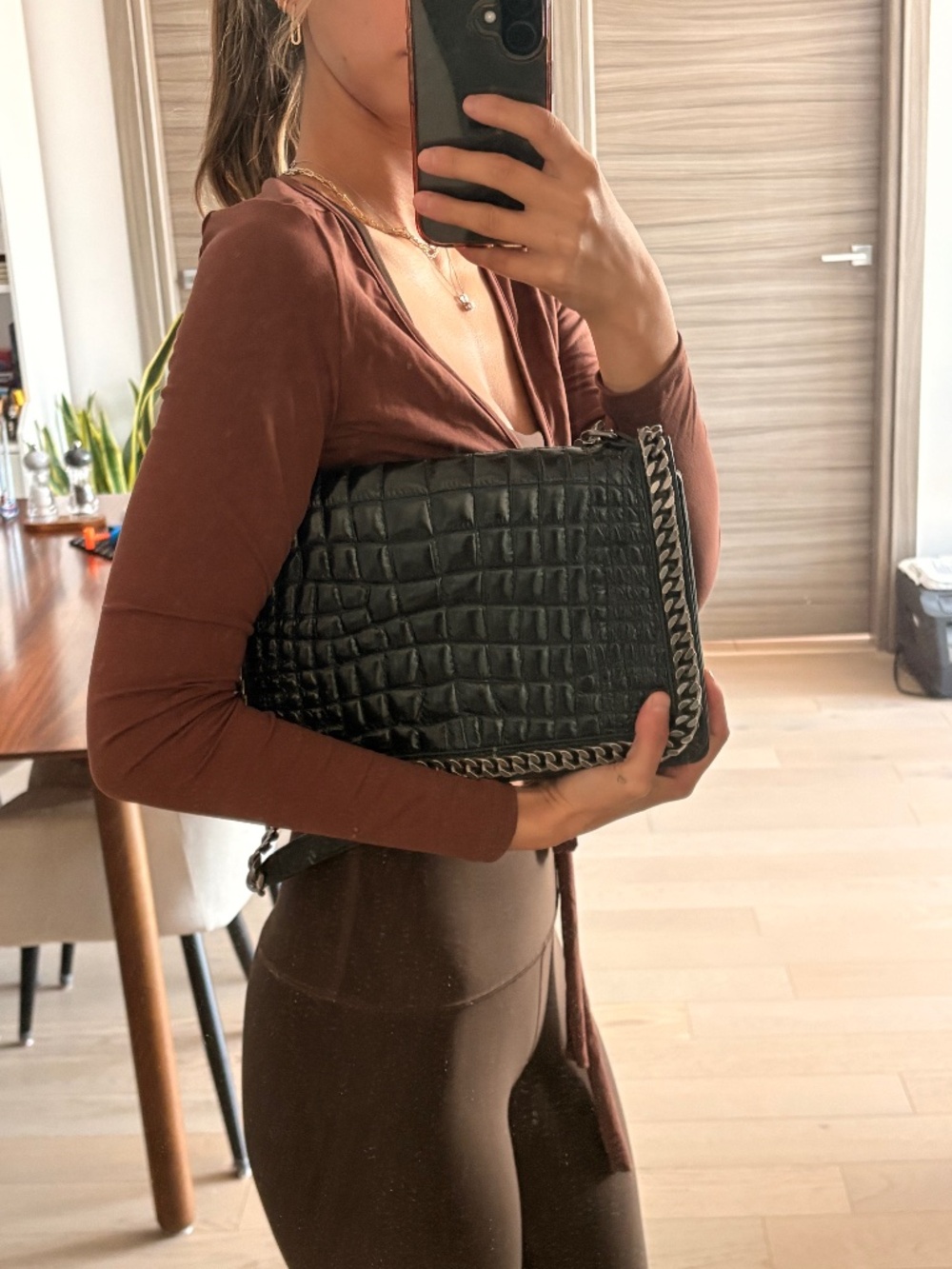 Zara leather purse